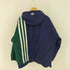 アディダス adidas 80-90s 国旗黒タグ フード付き 中綿ナイロンジャケット メンズ import:L