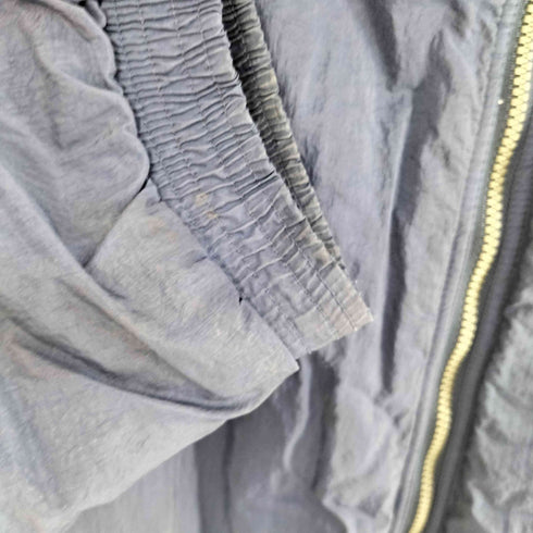 アディダス adidas 80-90s 国旗黒タグ フード付き 中綿ナイロンジャケット メンズ import:L