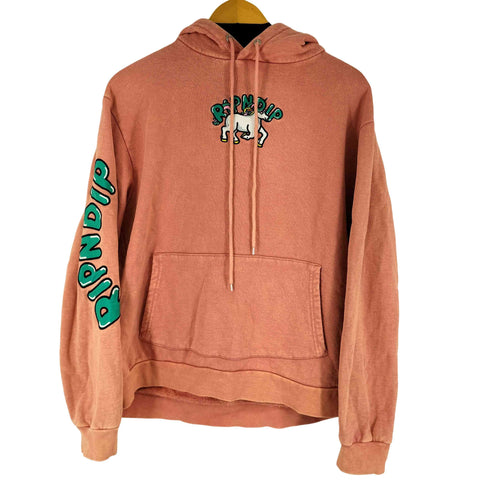 リップンディプ RIPNDIP 両面刺繍プルオーバーパーカー メンズ JPN:S