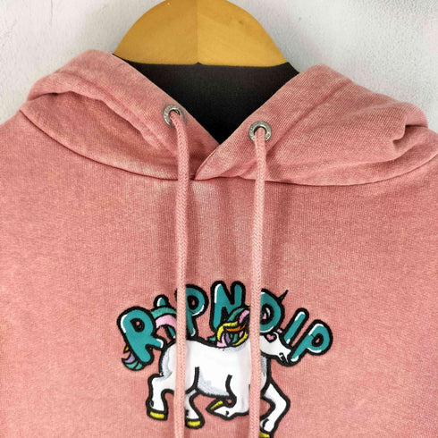 リップンディプ RIPNDIP 両面刺繍プルオーバーパーカー メンズ JPN:S