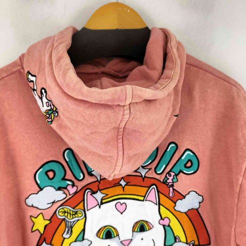 リップンディプ RIPNDIP 両面刺繍プルオーバーパーカー メンズ JPN:S