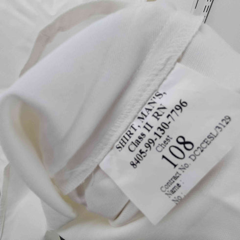 ロイヤルネイビー ROYAL NAVY 90S SHIRT MAN's Class 2 RN Sailor Square Neck Shirt セーラー スクエア ネック シャツ メンズ Chest 108