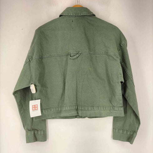 ザラ ZARA クロップドデニムジャケット レディース import:S