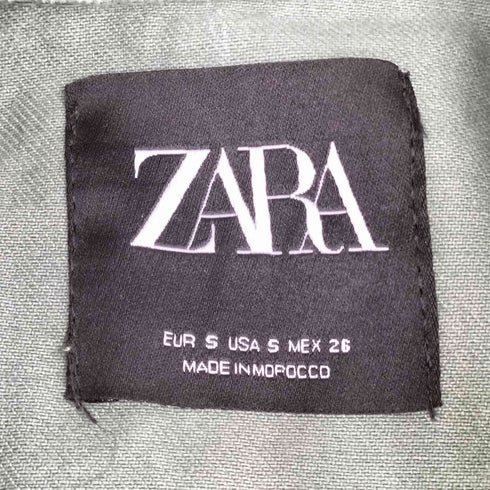 ザラ ZARA クロップドデニムジャケット レディース import:S
