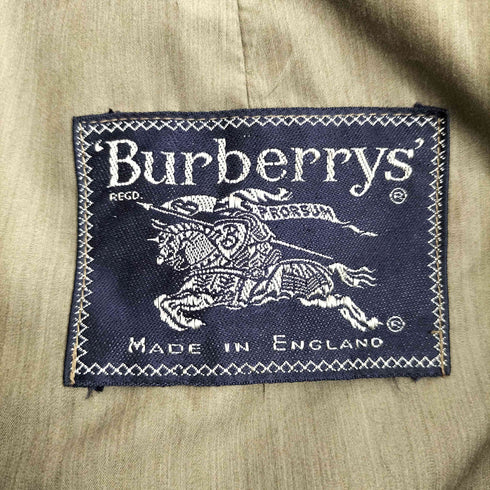 バーバリーズ BURBERRYS イングランド製 COMMUTER 2 ポリ コットン ステンカラーコート メンズ