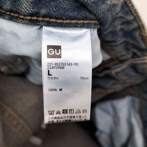 ジーユー GU バレルレッグジーンズ レディース JPN:L