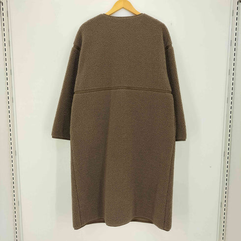 RUMOR ボアフェイクムートンロングコート レディース FREE