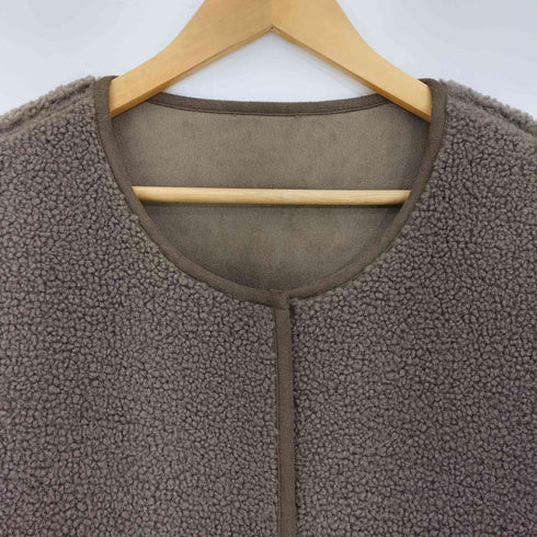 RUMOR ボアフェイクムートンロングコート レディース FREE