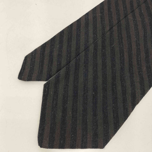 ジルサンダー JIL SANDER 斜線ストライプデザイン カシミヤ シルクブレンド ネクタイ メンズ