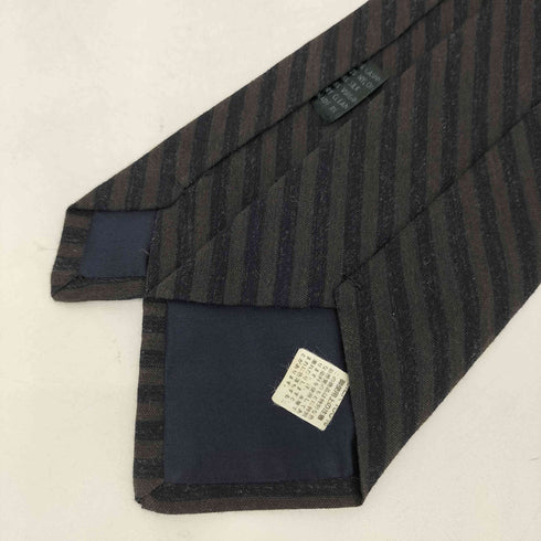 ジルサンダー JIL SANDER 斜線ストライプデザイン カシミヤ シルクブレンド ネクタイ メンズ