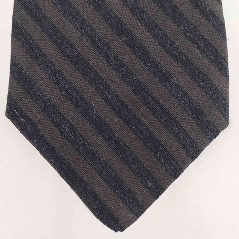 ジルサンダー JIL SANDER 斜線ストライプデザイン カシミヤ シルクブレンド ネクタイ メンズ
