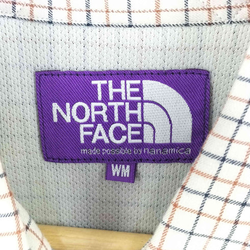 ノースフェイスパープルレーベル THE NORTH FACE PURPLE LABEL Button Down Tattersall Field Cropped Shirt メンズ import:M