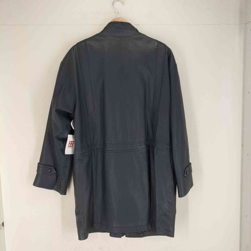 GINO MARIANI ラムレザーダブルジップハーフコート メンズ LL