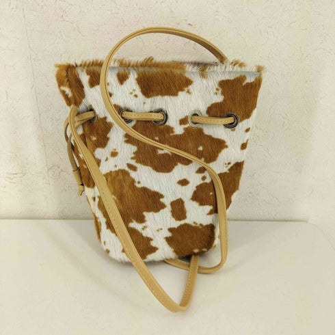 Manuel MILANO ハラコ レザー ショルダーバック レディース