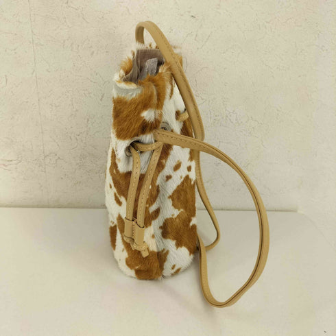 Manuel MILANO ハラコ レザー ショルダーバック レディース