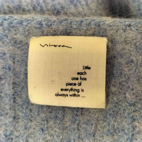 ニトカ nitca モヘヤ混クロップドセーター レディース FREE