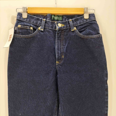ローレンジーンズカンパニー LAUREN JEANS COMPANY PETITE 緑タグ 5ポケット ジップフライ テーパード デニム パンツ レディース 6P