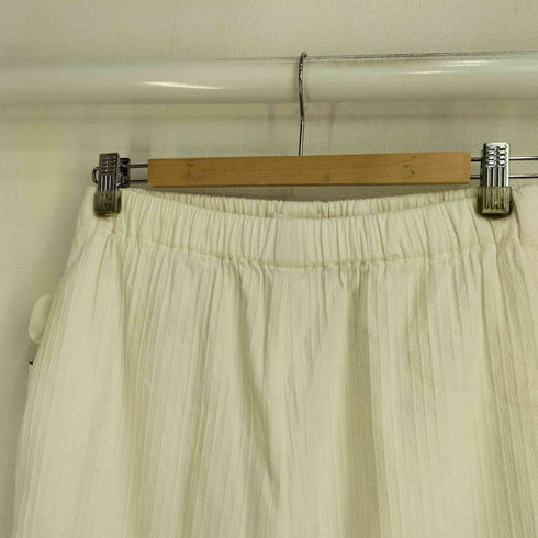 ギャルリーヴィー GALERIE VIE コットンリネンストレッチ イージーワイドパン レディース