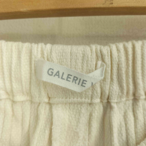 ギャルリーヴィー GALERIE VIE コットンリネンストレッチ イージーワイドパン レディース