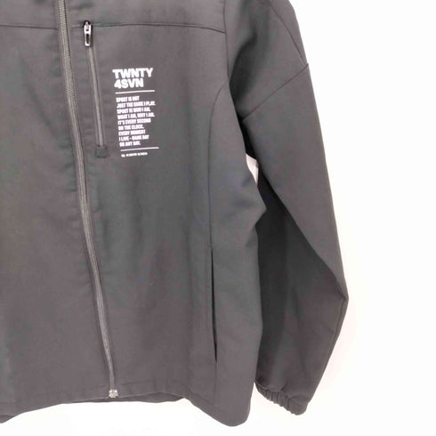 アディダス adidas TWNTY 4SVN ライトクロス フーデッド ジップアップ ジャージ ジャケット メンズ JPN:M