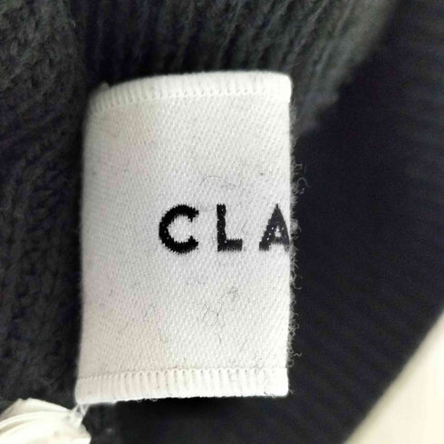 クラネ CLANE V-NECK BACK DROP KNIT TOPS レディース 2