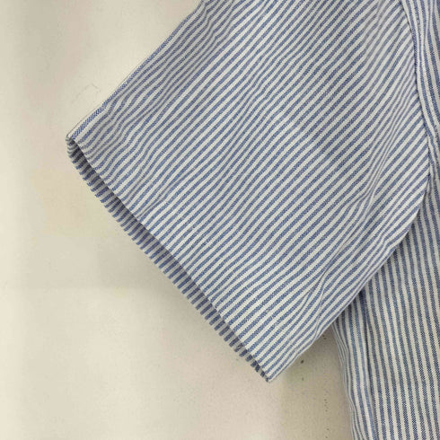 MAY HEAD IS AN ANIMAL ダブルカラー S/S ボーダーシャツ メンズ