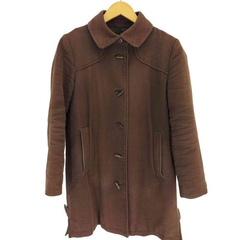 エディーバウアー Eddie Bauer トグルボタン ステンカラーコート 裏地キルト レディース PXS