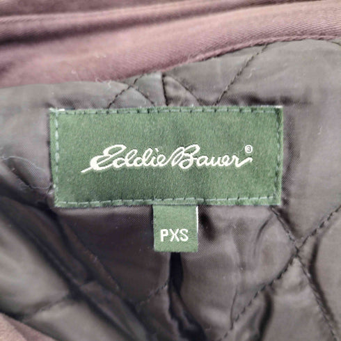 エディーバウアー Eddie Bauer トグルボタン ステンカラーコート 裏地キルト レディース PXS