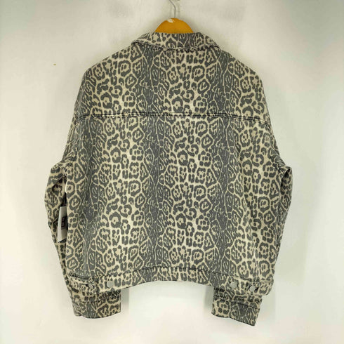 JUS YALE レオパード柄ジップアップワークジャケット メンズ JPN:S