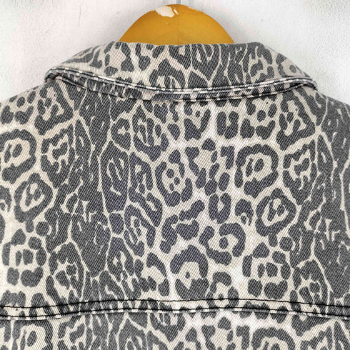 JUS YALE レオパード柄ジップアップワークジャケット メンズ JPN:S