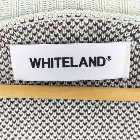 ホワイトランド WHITELAND ペイズリービッグカーディガン レディース FREE