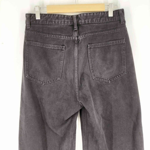 ブラックデニムワイドパンツ メンズ JPN:S