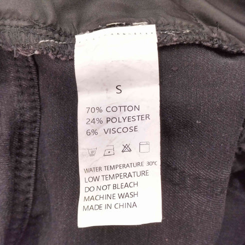 ブラックデニムワイドパンツ メンズ JPN:S