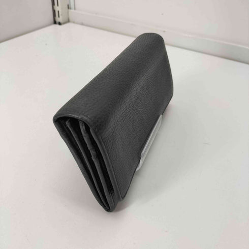 マリメッコ marimekko HELINA 5 ヘリナ 二つ折 本革 シボ革 レザー 長財布 レディース ONE SIZE