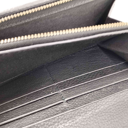 マリメッコ marimekko HELINA 5 ヘリナ 二つ折 本革 シボ革 レザー 長財布 レディース ONE SIZE