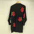 ヴェルサーチ VERSACE Black & Multicolour Knit Rose Sweater レディース