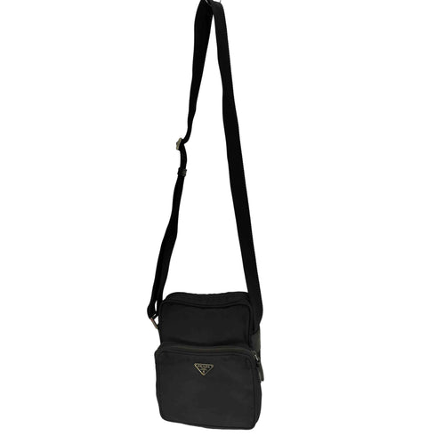 プラダ PRADA イタリア製 TRACOLLA VELA SPORT ナイロン ショルダー バッグ LAMPOジップ メンズ