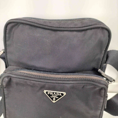 プラダ PRADA イタリア製 TRACOLLA VELA SPORT ナイロン ショルダー バッグ LAMPOジップ メンズ