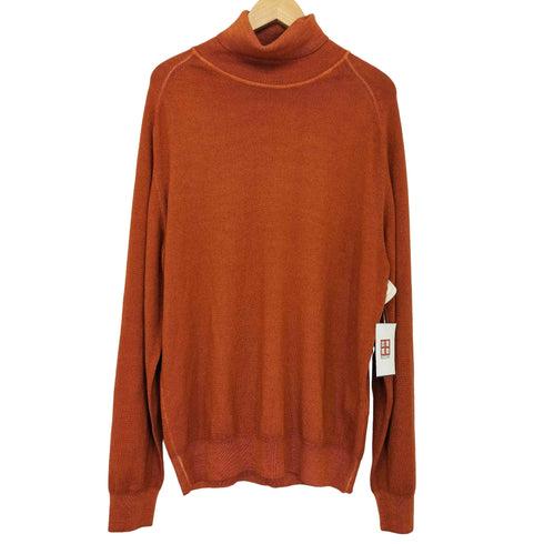 エトロ ETRO イタリア製 ウール ハイネックニット メンズ JPN:XL