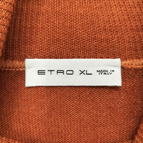 エトロ ETRO イタリア製 ウール ハイネックニット メンズ JPN:XL