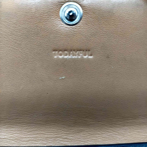 トゥデイフル TODAYFUL ミニ レザー ウォレット 三つ折り 財布 レディース ONE SIZE