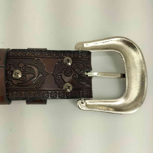 型押しカーボーイウエスタンベルト Y2K メンズ