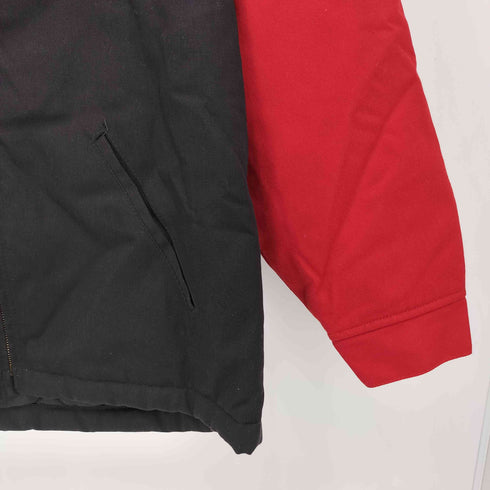 ディッキーズ Dickies 00s 裏地キルティング バイカラー ジップアップ スポーツジャケット メンズ L