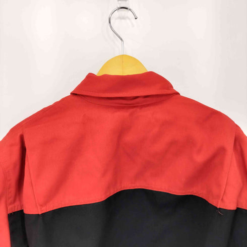 ディッキーズ Dickies 00s 裏地キルティング バイカラー ジップアップ スポーツジャケット メンズ L