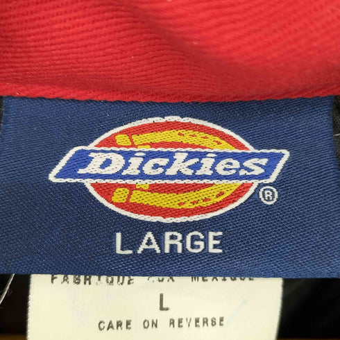 ディッキーズ Dickies 00s 裏地キルティング バイカラー ジップアップ スポーツジャケット メンズ L