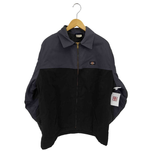 ディッキーズ Dickies 00s 裏地キルティング バイカラー ジップアップ スポーツジャケット メンズ L