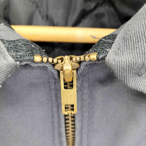 ディッキーズ Dickies 00s 裏地キルティング バイカラー ジップアップ スポーツジャケット メンズ L