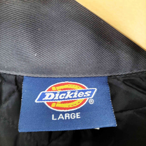 ディッキーズ Dickies 00s 裏地キルティング バイカラー ジップアップ スポーツジャケット メンズ L