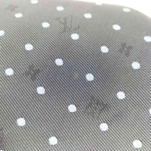 ルイヴィトン LOUIS VUITTON ドット柄 シルク 100 ネクタイ メンズ
