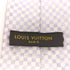 ルイヴィトン LOUIS VUITTON ダミエ柄 シルク 100 ネクタイ メンズ